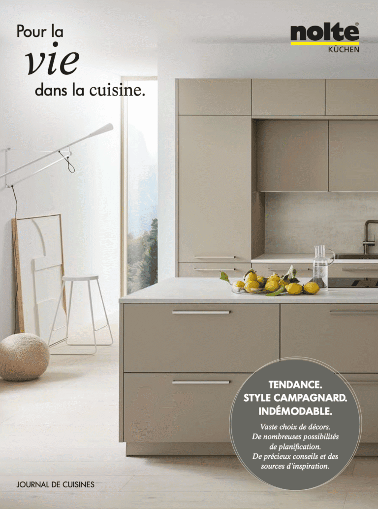 Moderne meubles de cuisine minimalistes, style Campagnard, tendance et fonctionnels.