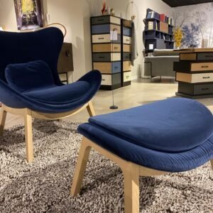 Lazy fauteuil et pouf